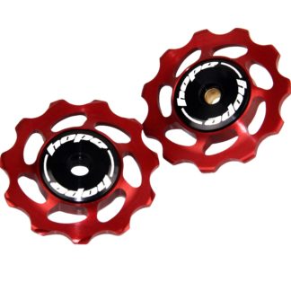 Hope 11 Tooth Jockey Wheels Red