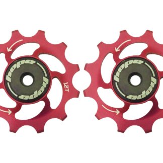 Hope 12 Tooth Jockey Wheels Red