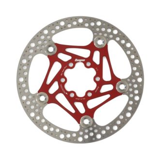 Hope Road Floating Disc 160mm 6 Bolt Red