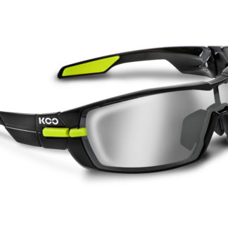 Koo Open Black/Lime Smoke Mirror Lenses