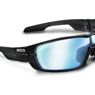 Koo Open Matt Black Super Blue Lenses