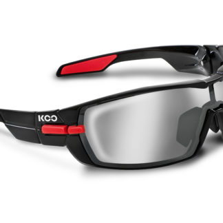 Koo Open Black/Red Smoke Mirror Lenses