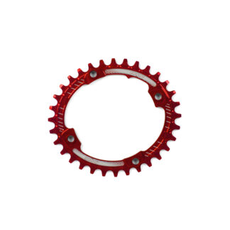 Hope Oval Retainer Ring RED