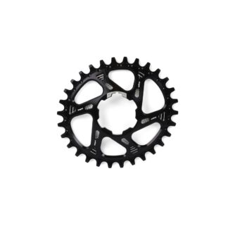 Hope Oval Spiderless Retainer Ring BLACK