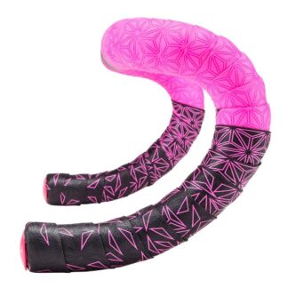 Supacaz Super Sticky Kush Star Fade  Bar Tape Neon Pink