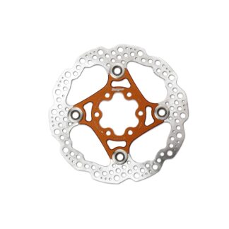 Hope Floating Disc Rotor 140MM 6 Bolt Orange