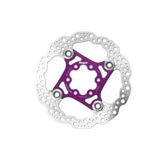 Hope Floating Disc Rotor 140MM 6 Bolt Purple