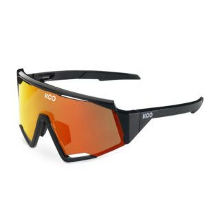 Koo Spectro Black Frame Red Mirror Lenses