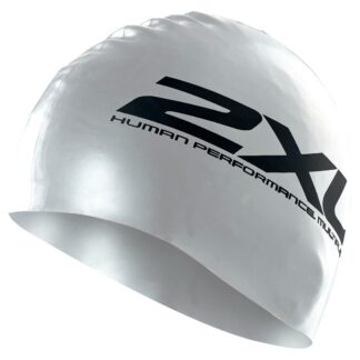 2XU Silicone Swim Cap Silver