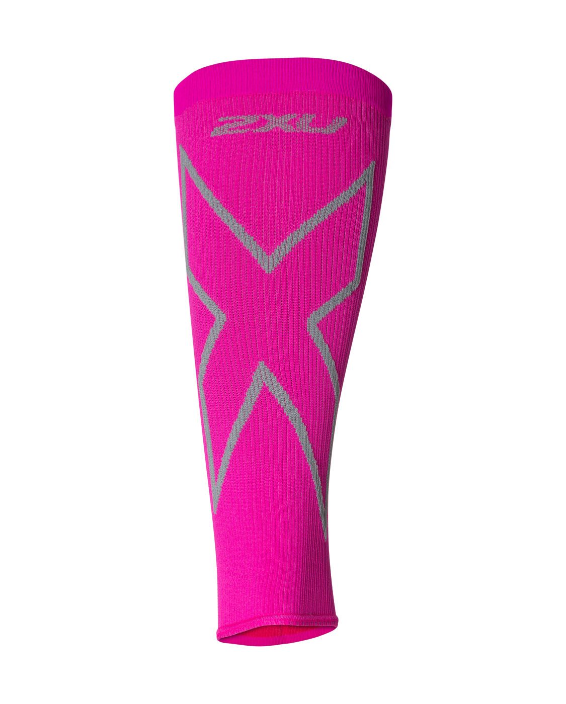 2XU X Compression Calf Sleeves Magenta/Light Grey - Fishface Cycles