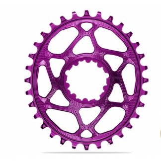 Absolute Black MTB Oval SRAM BOOST 148 Direct Mount (3mm offset) Chainring Purple