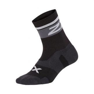 2XU Vectr Cushion Crew Socks Black/White