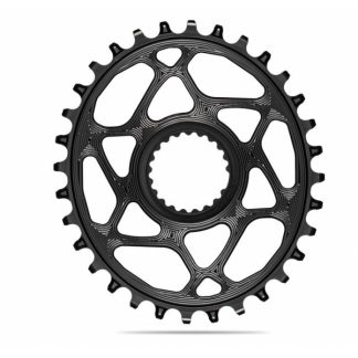 Absolute Black MTB Oval XTR, XT, SLX 12sp Direct Mount Chainring Black