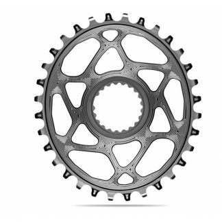 Absolute Black MTB Oval XTR, XT, SLX 12sp Direct Mount Chainring Grey