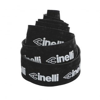 Cinelli Logo Velvet Bar Tape Black/White