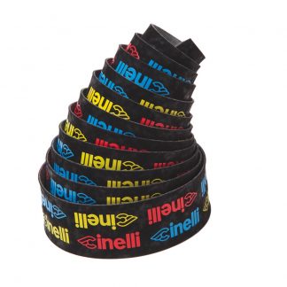 Cinelli Logo Velvet Bar Tape Blue/Red/Yellow