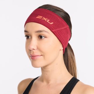 2XU Ignition Headband Rhubarb/Fiesta