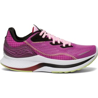 Saucony Endorphin Shift 2 Womens Running Shoes Razzle/Lime