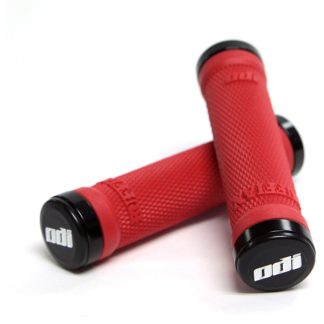 ODI Ruffian MTB Lock On Grips 130mm Red/Black