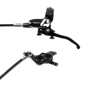 Hope Tech 4 E4 Disc Brake R/H Front Standard Hose Black/Black