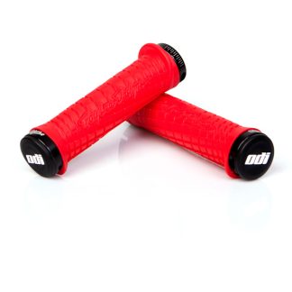 ODI Troy Lee Designs MTB Lock On Grips 130mm Red/Black