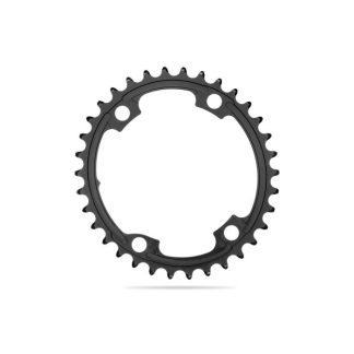 Absolute Black Road Oval Inner Shimano 9100/8000/7000 110/4 Chainring Black