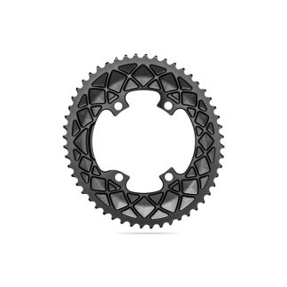 Absolute Black Road Oval Outer Shimano 9100/8000/7000 110/4 Chainring Black