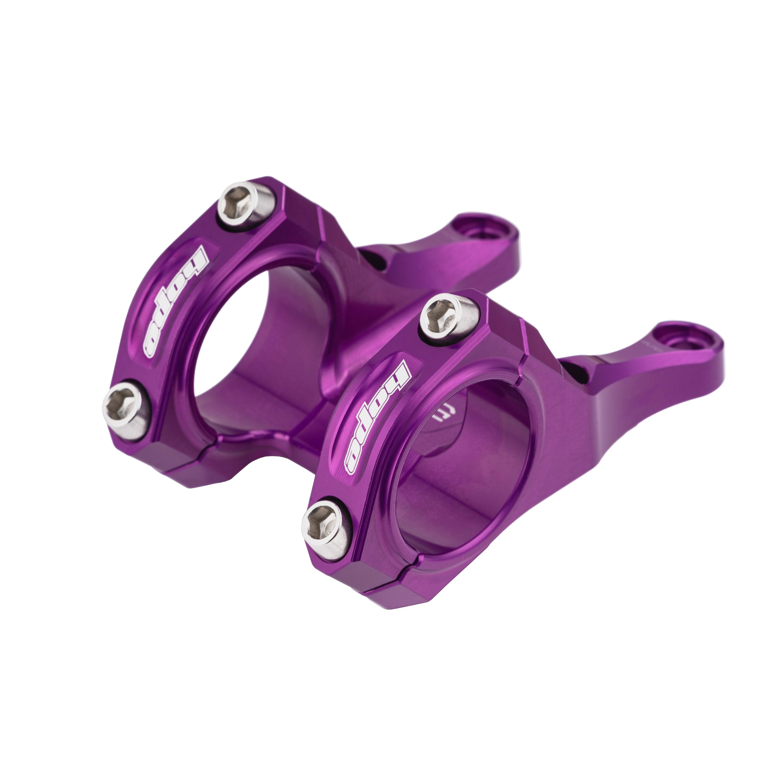 Purple bike sales stem