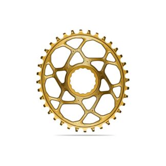 Absolute Black MTB Oval Race Face Cinch BOOST 148 Direct Mount (3mm offset) Chainring Gold