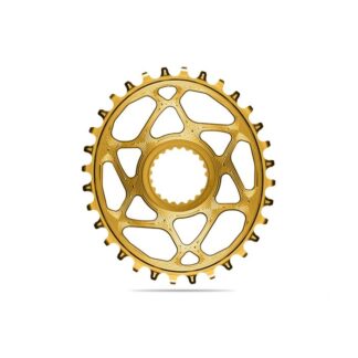 Absolute Black MTB Oval XTR, XT, SLX 12sp Direct Mount Chainring Gold